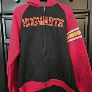 Universal Studios Wizarding World Of Harry Potter Hogwarts Zip-Up Hoodie Large